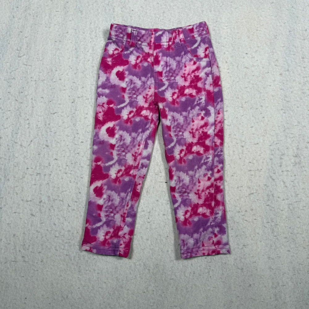 Garanimals Girls Purple Pink Tie Dye Jeggings Pants 24M GAG1147031